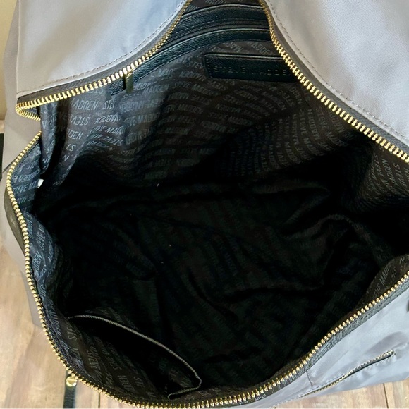 Steve Madden Gray & Black Backpack - Picture 8 of 13
